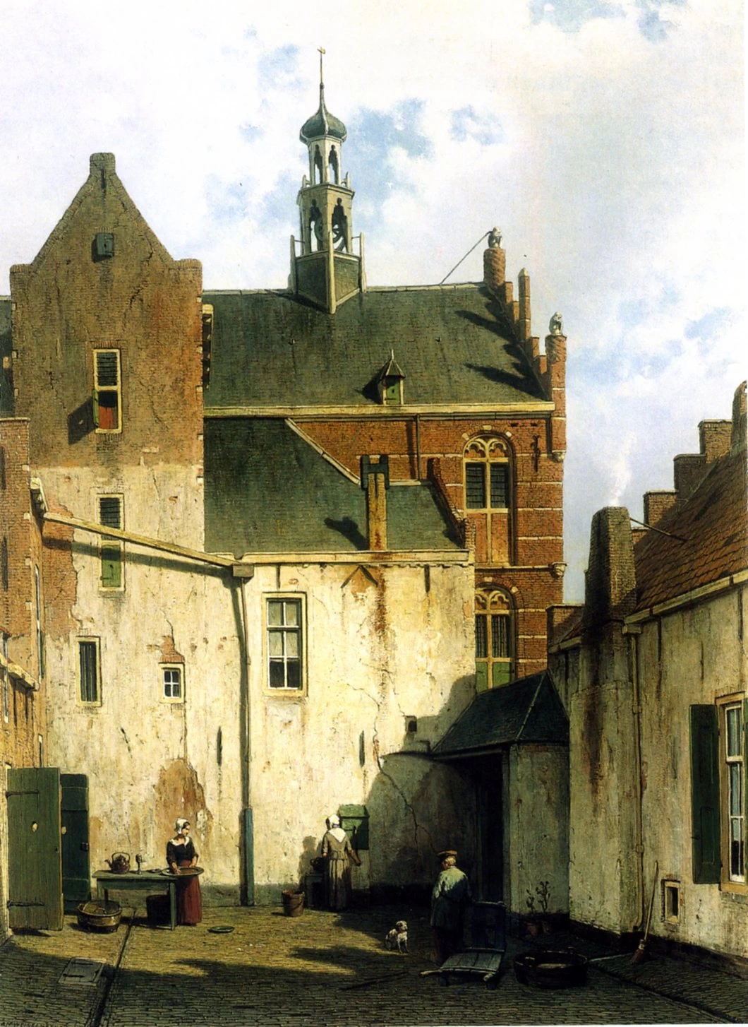 Cortile del municipio di Culemborg - Museo di Dordrechts